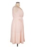 Haani Solid Pink Cocktail Dress Size XL - photo 4