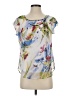 Milano Ivory Short Sleeve Blouse Size P (petite) - photo 1
