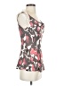 Deletta Gray Sleeveless Top Size S - photo 4