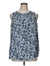 Monday Fun Blue Sleeveless Blouse Size 1X - photo 1