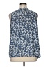 Monday Fun Blue Sleeveless Blouse Size 1X - photo 2