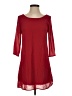 TOBI 100% Polyester Solid Red Casual Dress Size XS - photo 1