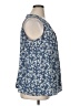 Monday Fun Blue Sleeveless Blouse Size 1X - photo 4
