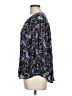Unbranded 100% Rayon Blue 3/4 Sleeve Blouse Size L - photo 5