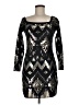 Express Graphic Black Cocktail Dress Size M - photo 1