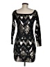 Express Graphic Black Cocktail Dress Size M - photo 2