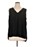 Lane Bryant 100% Polyester Black Sleeveless Blouse Size 16 - photo 1