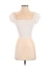 Assorted Brands 100% Polyester Ivory Short Sleeve Top Size 4 - photo 1