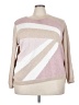 Alfred Dunner Color Block Pink Pullover Sweater Size 3X - photo 1