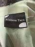 Maison Tara Chevron-herringbone Teal Casual Dress Size 4 - photo 4