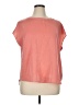 Edgely 100% Polyester Orange Short Sleeve Top Size 1X - photo 1