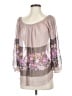 Fei 100% Silk Pink 3/4 Sleeve Silk Top Size S - photo 1