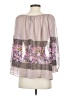 Fei 100% Silk Pink 3/4 Sleeve Silk Top Size S - photo 2