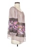 Fei 100% Silk Pink 3/4 Sleeve Silk Top Size S - photo 4