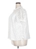 CeCe White Short Sleeve Blouse Size 2X - photo 5