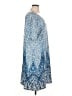 Unbranded Print Blue Casual Dress Size 1X - photo 4