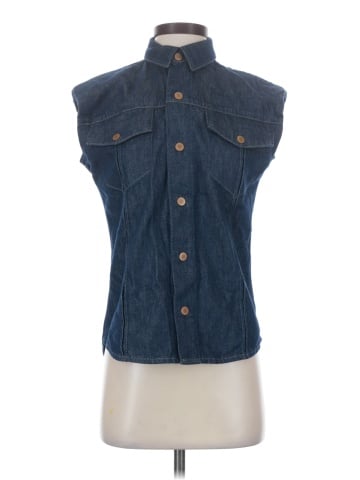 Unbranded Denim Vest (view 1)