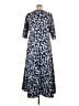 Unbranded Print Blue Casual Dress Size XL - photo 2