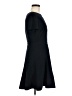 Ann Taylor Solid Black Casual Dress Size 6 - photo 4