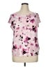 Kasper Pink Short Sleeve Blouse Size 1X - photo 1