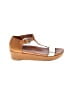 Gentle Souls 100% Leather Tan Wedges Size 9 1/2 - photo 1