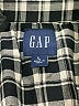 Gap Black 3/4 Sleeve Button-Down Shirt Size L - photo 7