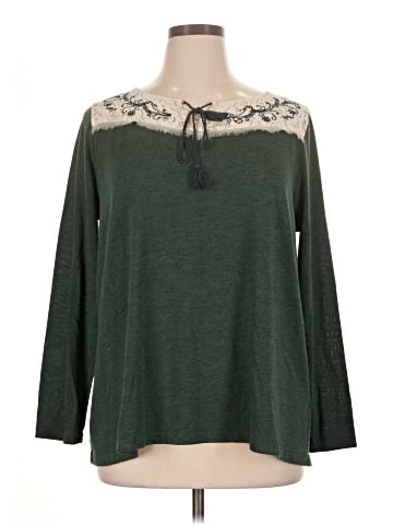 Crescent Long Sleeve Henley (view 1)