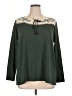 Crescent Green Long Sleeve Henley Size 1X - photo 1