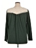 Crescent Green Long Sleeve Henley Size 1X - photo 2