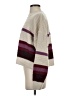 Splendid 100% Acrylic Stripes Ivory Turtleneck Sweater Size S - photo 5