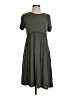 First Looks Solid Gray Casual Dress Size S - photo 1