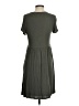 First Looks Solid Gray Casual Dress Size S - photo 2
