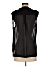 J Brand 100% Polyester Black Sleeveless Blouse Size 6 - photo 2