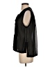 J Brand 100% Polyester Black Sleeveless Blouse Size 6 - photo 5