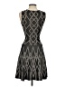 BCBGMAXAZRIA Argyle Gray Black Cocktail Dress Size XS - photo 2