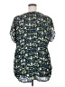 Pure Energy 100% Polyester Blue Short Sleeve Blouse Size 2X Plus - photo 2