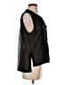 J Brand 100% Polyester Black Sleeveless Blouse Size 6 - photo 4