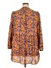DR2 100% Polyester Orange 3/4 Sleeve Blouse Size 1X - photo 2