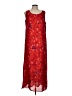 A Wild Thyme 100% Polyester Red Casual Dress Size 10 - photo 1