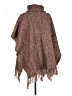 Alessandra Bacci Brown Poncho One size - photo 2