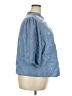 St. John's Bay 100% Cotton Blue 3/4 Sleeve Button-Down Shirt Size 2X - photo 4
