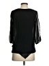 BCX 100% Polyester Black 3/4 Sleeve Blouse Size S - photo 2