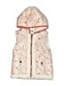 Little Lass 100% Polyester Floral Ivory Vest Size 3T - photo 1
