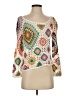 Wild Flower White Pullover Sweater Size S - photo 1