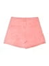 Risen Solid Color Block Pink Denim Shorts Size L - photo 2