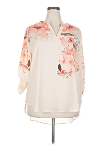 Cato 3/4 Sleeve Blouse (view 1)