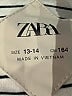 Zara 100% Polyester Solid Ivory Raincoat Size 13 - 14 - photo 3