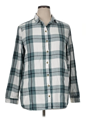Jachs Girlfriend Long Sleeve Button-Down Shirt (view 1)