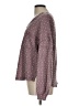 Blu Pepper Polka Dots Burgundy Pullover Sweater Size L - photo 5