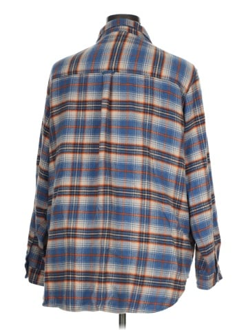 American Eagle Outfitters Long Sleeve Button-Down Shirt (view 2)